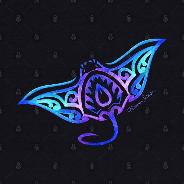 Tribal Manta Ray by artsytoocreations